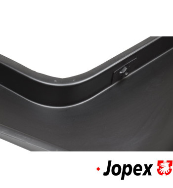 Wheel housing skin front with loose fuel filler neck, right