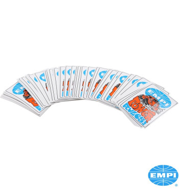 Empi Power Rules sticker set, 4x2 3/4, 100 pieces