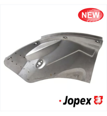 Repair piece with bumper bracket for wheel housing front, left