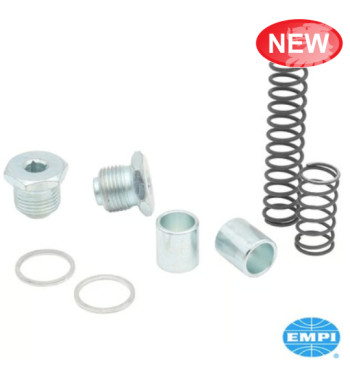 Oil pressure regulator spring and piston kit