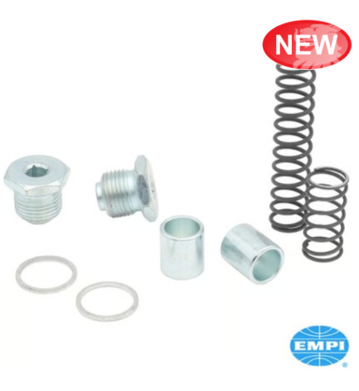Oil pressure regulator spring and piston kit