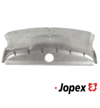Spare wheel well, front section