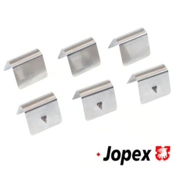 Wind deflector set for front side windows