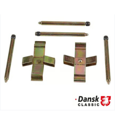 Brake pad hardware kit, front