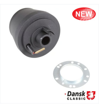 Steering wheel adapter, 6 bolt pattern, black powder coating