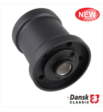 Adapter kierownicy, rozstaw 6 śrub, czarny lakier proszkowy