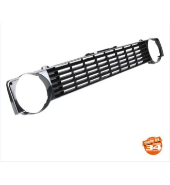Radiator grille without emblem, GL look, black/silver