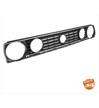 Radiator grille for dual headlamps, with hole for emblem, GL look