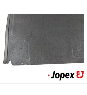 Under seat mat set, black, 2 pieces. Foam backside