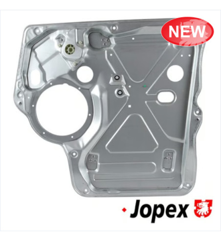 Electric window lifter, front, without motor, with panel, right