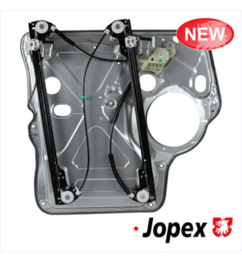 Electric window lifter, front, without motor, with panel, right