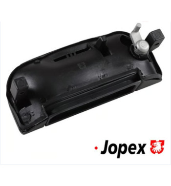 Handle for rear wing door with 2 keys, right