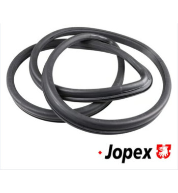 Seal for rear window with moulding