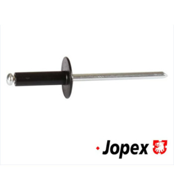 Pop-rivet, 4x14, black. For wheel arch etc.