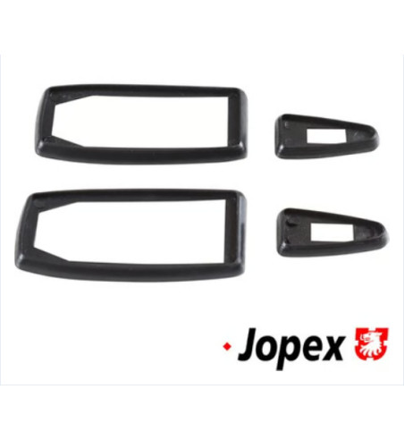 Rubber gasket set for outer door handle, 4 pieces - left and right