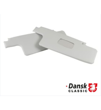 Sun visor set, grey, left/right