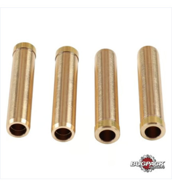 Racing valve guide set for exhaust, silicone-bronze, 4 pieces