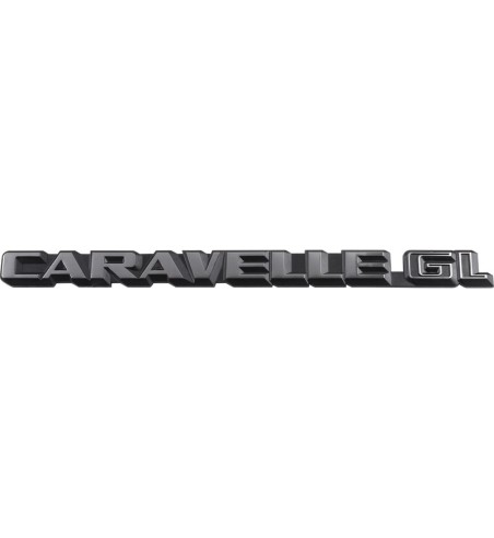 Emblemat „Caravelle GL” na tylną klapę, srebrny