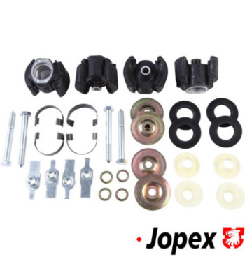 Bush set for axle beam, front