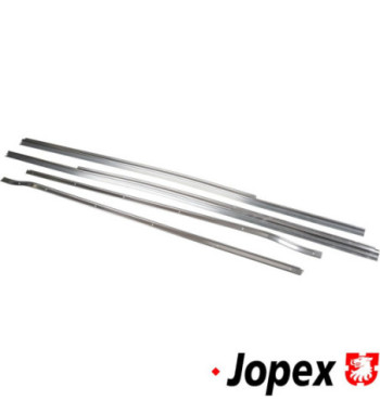 Door sill chrome set, 4 pieces