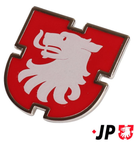 Przypinka z logo JP
