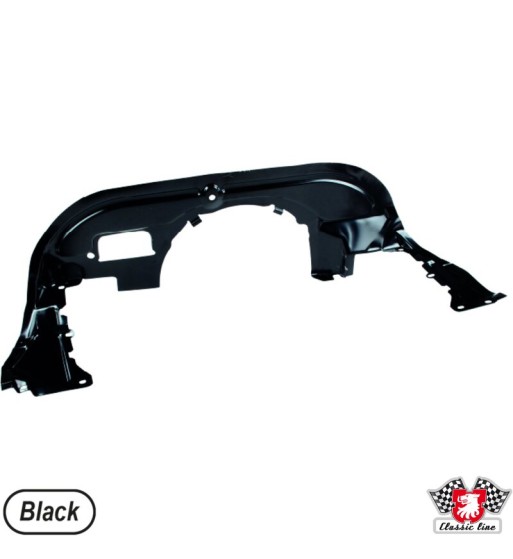 Engine tin, front, black Engine tin, front, black