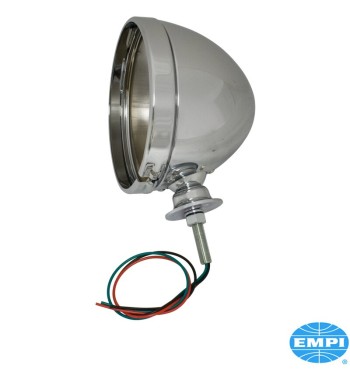 Headlight housing, 7", chrome