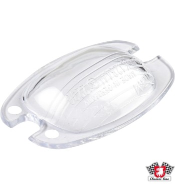 Lens for license plate light