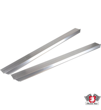 Komplet nakładek na progi drzwi, aluminium, wersja późna, 2 sztuki
