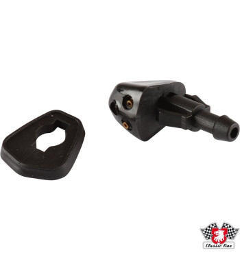 Dysza spryskiwacza, 3 dysze, czarny plastik, Heavy Duty
