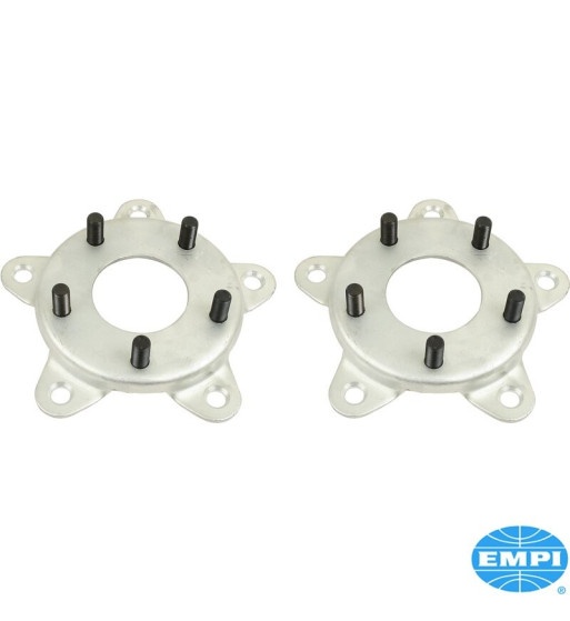 Zestaw adapterów do kół, koło Porsche 911 na 5 śrub VW, 14x1,5 mm, grubość 26,5 mm, stal, 2 sztuki Zestaw adapterów do kół, koło Porsche 911 na 5 śrub VW, 14x1,5 mm, grubość 26,5 mm, stal, 2 sztuki