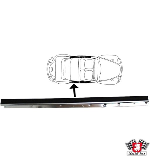 Quarter window scraper, outer, left Quarter window scraper, outer, left