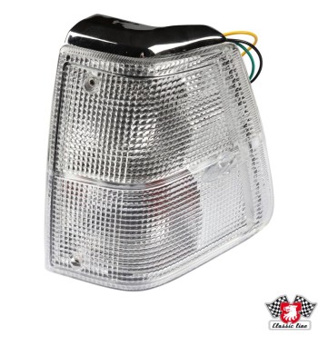 Lens for indicator light, clear, front, left
