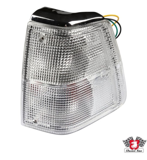 Lens for indicator light, clear, front, left Lens for indicator light, clear, front, left