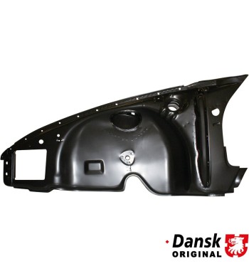 Wheel housing, complete, front, left