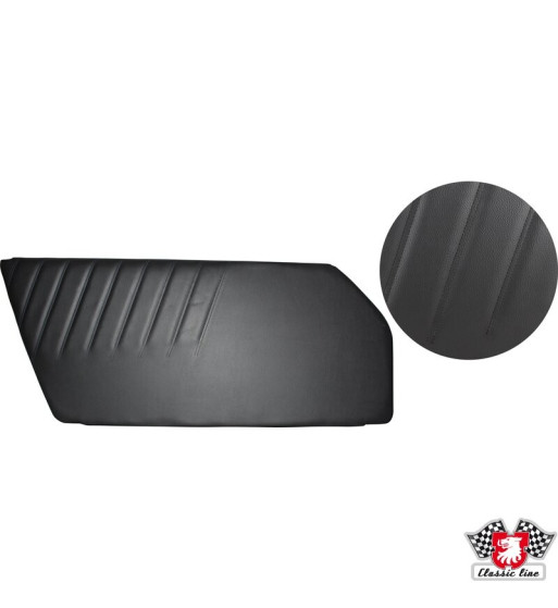 Panel drzwi wewnętrznych, winylowy, czarny, lewa
Panel drzwi wewnętrznych, winylowy, czarny, lewa