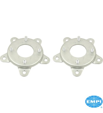 Zestaw adapterów do kół, koło VW z 4 śrubami do VW 5 śrub, gwint 1/2"x20, grubość 26,5 mm, stal, 2 sztuki