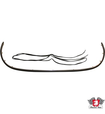 Moulding for bumper, 34 mm wide and with insert and base gasket, rear