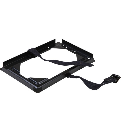 Support bracket and straps for first aid box Support bracket and straps for first aid box