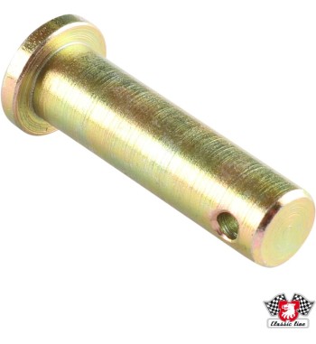 Retaining pin for gas spring for bonnet and engine lid