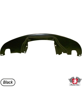 Engine tin, rear, without air hose holes and with pre heater holes, black