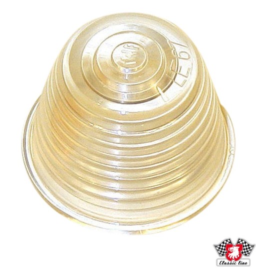 Lens for indicator light, clear, front, left/right Lens for indicator light, clear, front, left/right