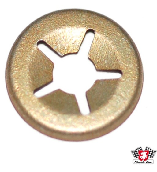Clips for plastic grille in rear wing Clips for plastic grille in rear wing