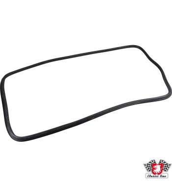 Seal for rear window without groove for moulding