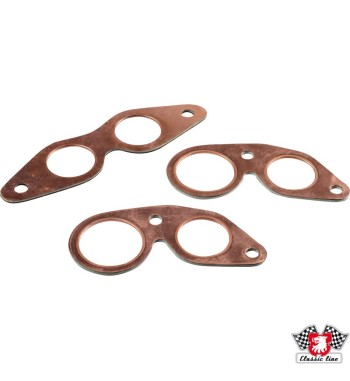 Gasket set for exhaust manifold, copper
