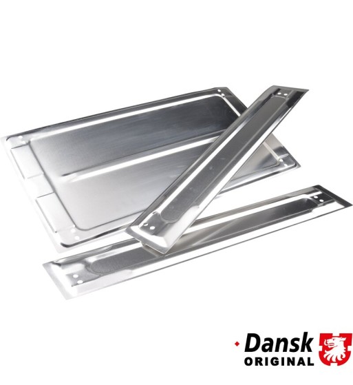 Reinforcement plate set in aluminium for Targa roof, 3 pcs., OE quality Reinforcement plate set in aluminium for Targa roof, 3 pcs., OE quality