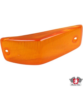 Lens for indicator light, orange, front, left
