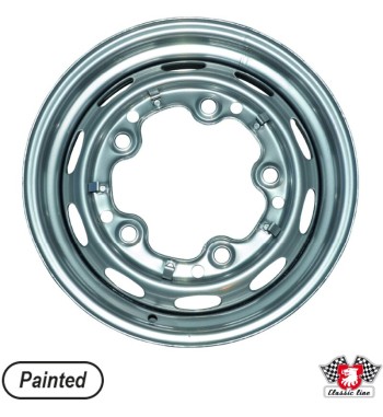 Steel rim, painted, 4.5x15", 5 holes, ET25
