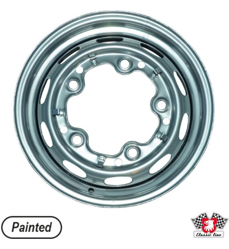 Steel rim, painted, 4.5x15", 5 holes, ET25