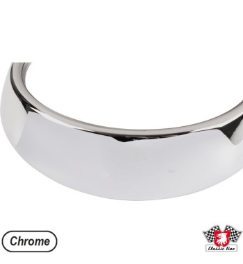 Headlight rim, 1 hole, OEM chrome, HD